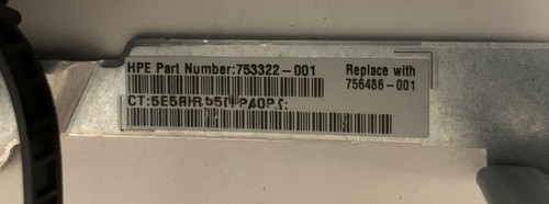 HP 3 PAR 580W GOLD POWER SUPPLY 756486-001 753322-001 - Picture 2 of 7