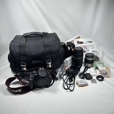 Canon EOS Rebel T3i Digital SLR Camera Bundle, 2 lenses, Bag,  Accessories