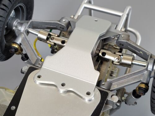 Aluminum Skid Chassis Rear Protect Plate Tamiya R/C 1/10 Sand Scorcher Buggy SRB - Picture 2 of 8