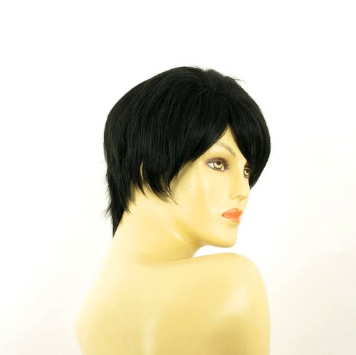 short wig for women black ref 1b elsa PERUK - Imagen 8 de 9