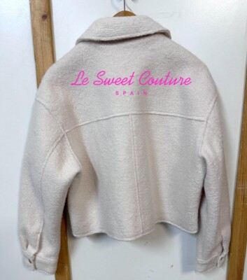 ZARA WOMAN SS24 ECRU SOFT ZIP-UP JACKET BOMBER ALL SIZES 3046/287