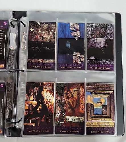 Sandman DC Vertigo Trading Card Set Skybox Binder, Base 90 and bonus + MISPRINT! - Picture 9 of 14
