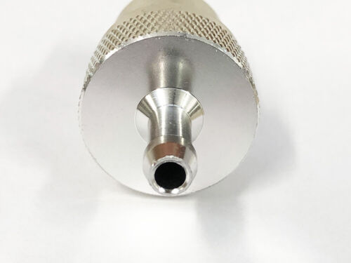 For Classic Cars & Motorcycles Billet Alloy Fuel Petrol Inline Filter 1/4" 6mm - Picture 6 of 7