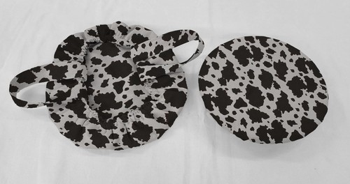 Schwarz & Weiß Kuh Punkte Auflauf Backform oder Kuchenplatte Gemütlich und Träger - Bild 3 von 7