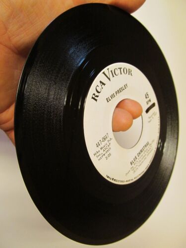 Elvis Presley, Blue Christmas promo 45 rpm w. picture sleeve RCA Victor 447-0647 - Foto 7 di 9