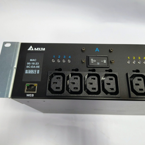 Delta Electronics Power Distribution Unit PDU SF-09K/HK D 3 Phase In 1 PHASE Out - Picture 7 of 8
