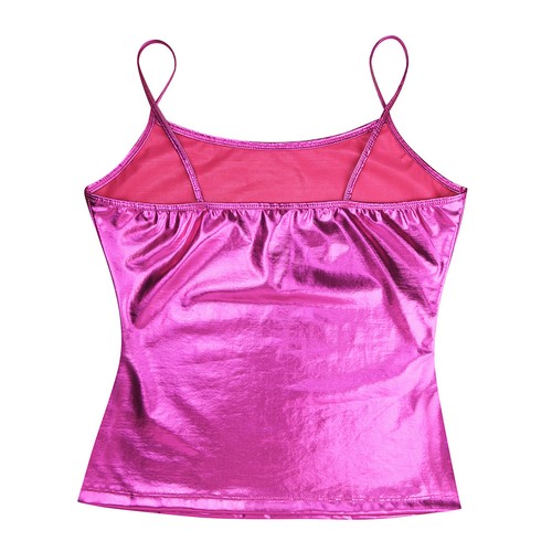 Camisetas para hombre look húmedo charol tops cortos huecos con cordones ropa de club nocturno - Imagen 71 de 90