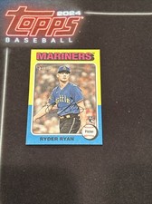 2024 Topps Heritage Baseball Ryder Ryan Rookie Flip Stock SSP