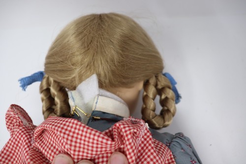 1986 Pleasant Company American Girl 18" Doll KIRSTEN Tan Vintage Meet Dress - Picture 18 of 24