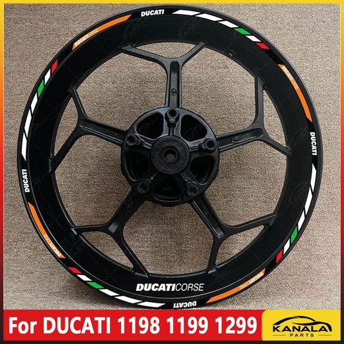 For DUCATI 1198 1199 1299 17 inch wheel decals rim stickers stripes Waterproof - Picture 38 of 42