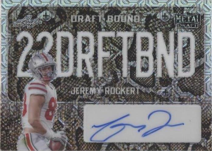 2022 Leaf Metal Draft Jeremy Ruckert #DB-JR3 - 1 of 2