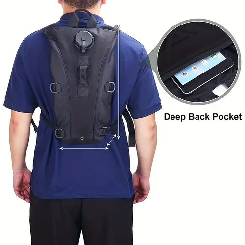 3L Water Bladder Bag Hydration Backpack Pack Hiking Camping Cycling Outdoor USA - Picture 19 of 37
