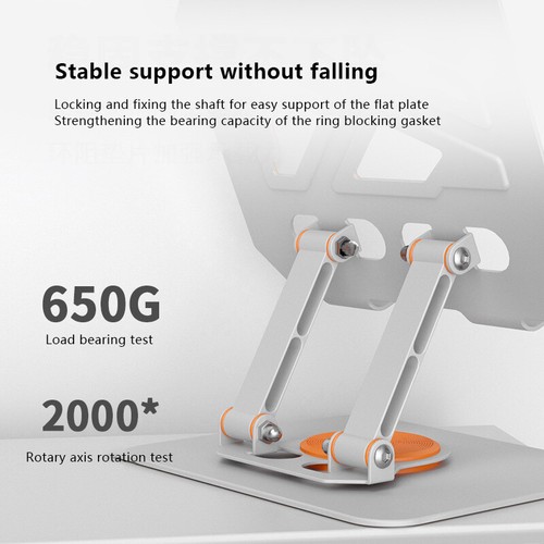 1PC 360 Foldable Mobile Phone Holder 360 Degree Rotating Hollowed Tablet Riser - Bild 2 von 19