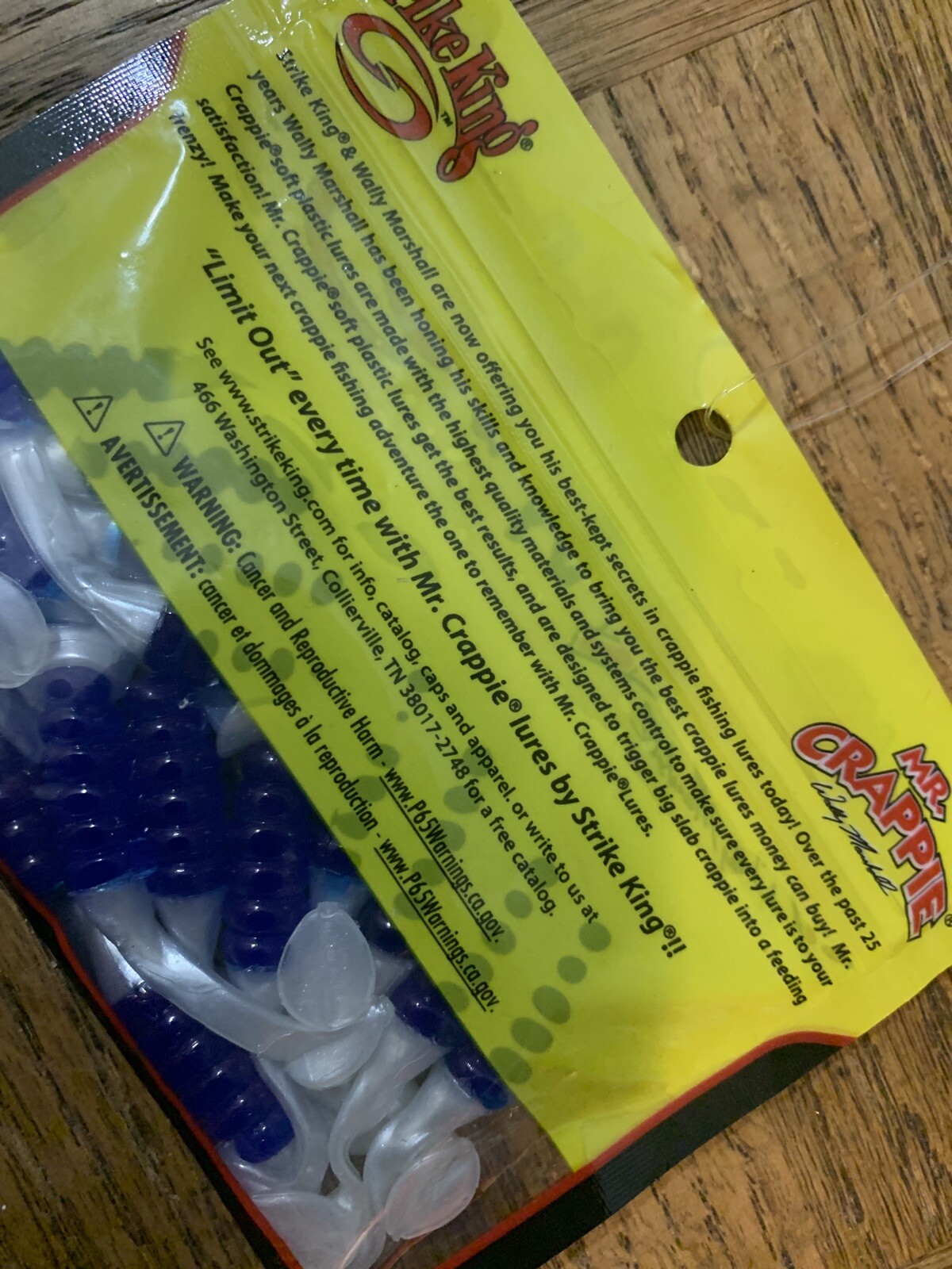 Mr Crappie By Strike King 2" Slabaliciois Blue Pearl-BRAND NEW-SHIPS N 24 HOURS - Image 5