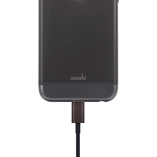 New Moshi iGlaze Armour Slim Metallic Aluminum Cover Case For iPhone 6 6S Black - Picture 7 of 7