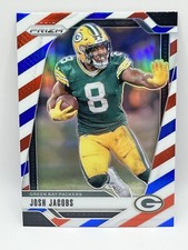 2024 Panini Prizm - Red White & Blue Prizm #102 Josh Jacobs
