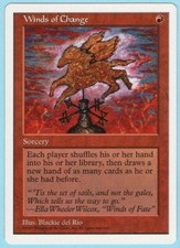 Winds of Change 1997 MTG Core Set 5th Edition Red Rare Sorcery NM AZ3