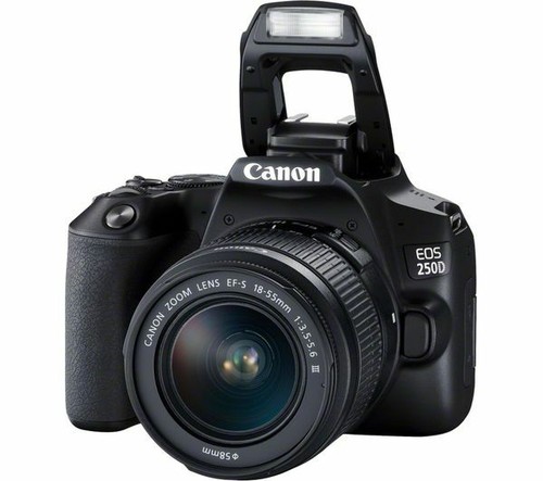 Canon EOS 250D / Rebel SL3 DSLR with 18-55mm + 500mm + 64GB + Flash Bundle - Picture 5 of 9