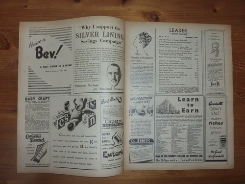 LEADER MAGAZIN Band 5 Nr. 5 6. DEZEMBER 1947 EIN MÄDCHEN FLIEGT 13.000 MEILEN COVER - Bild 8 von 15