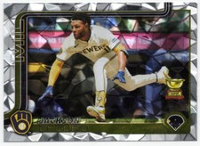 Jackson Chourio Rookie Cup 2025 Topps Series 2 Diamante Foil #376 Brewers