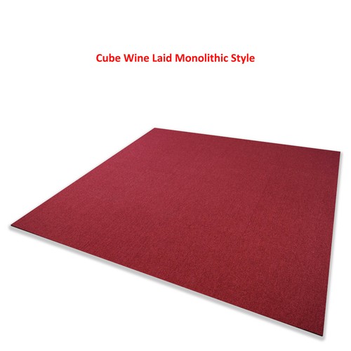 CARPET TILES - CUBE WINE - HI TRAFFIC - SAVE 60% ON RETAIL PRICES - Picture 6 of 7