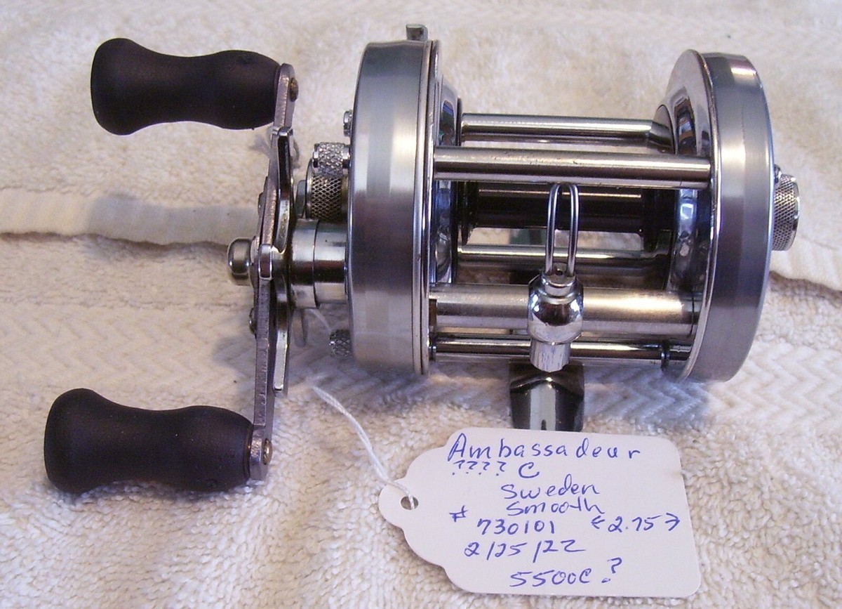 BEAUTIFUL VINTAGE AMBASSADEUR ????C REEL 10/25/22 SMOOTH #730101