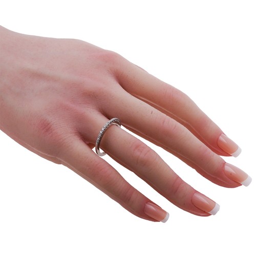 Brillant Memory Ring 750 Gold 18 Kt Weißgold Wert 990,- - Bild 6 von 9