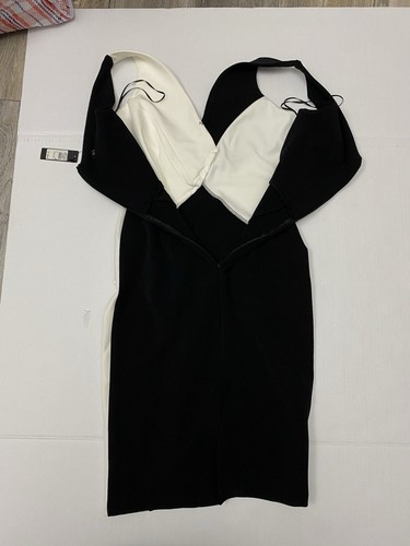 River Island Glamathon Black & White Block Dress Size UK 8 New with Tags - Picture 5 of 11