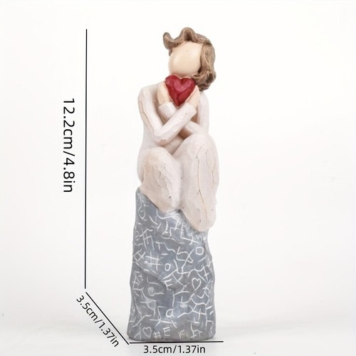 Willow Pupa Statue Mutter und Tochter Umarmung Ornamente Geschenke verkaufen wie heiße Kuchen - Bild 6 von 30
