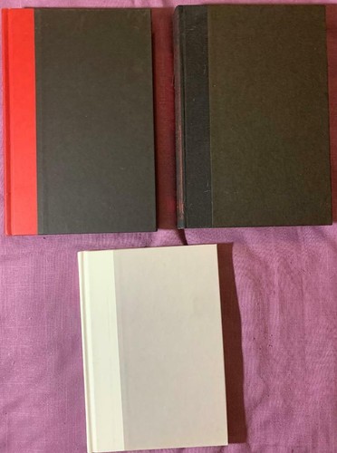 6 Red, White and Black Decorator Books Set Hardcover Lot Drama Romance Humor - Picture 4 of 5