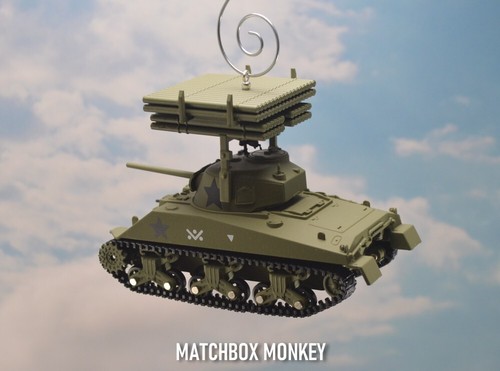 USA Sherman Tank M4 D-Day Utah Beach WWII US Army USMC Christmas Ornament 40th - Picture 12 of 13
