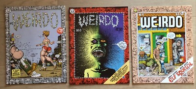 Weirdo 7,8,9 Lot of 3 Last Gasp 1984 First Printing Underground Comix/Mag NEW