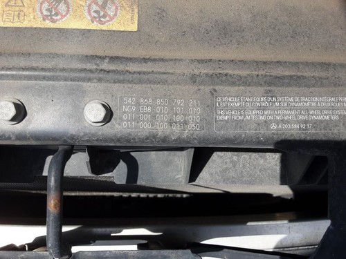 Axle Shaft 231 Type Rear SL400 Fits 07-13 15-16 MERCEDES S-CLASS 637233 - Picture 12 of 13