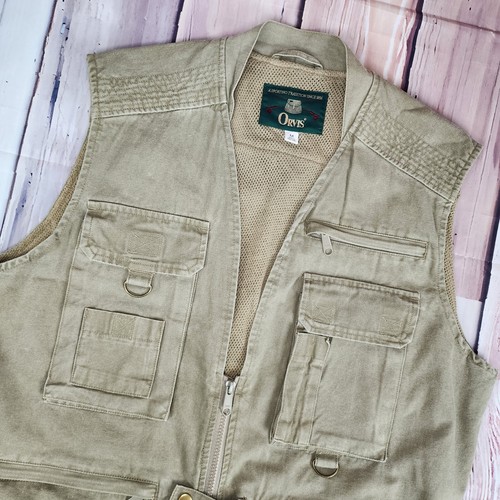 Orvis Angelweste Herren Größe Medium Netz gefüttert Reißverschluss 48" Brustumfang