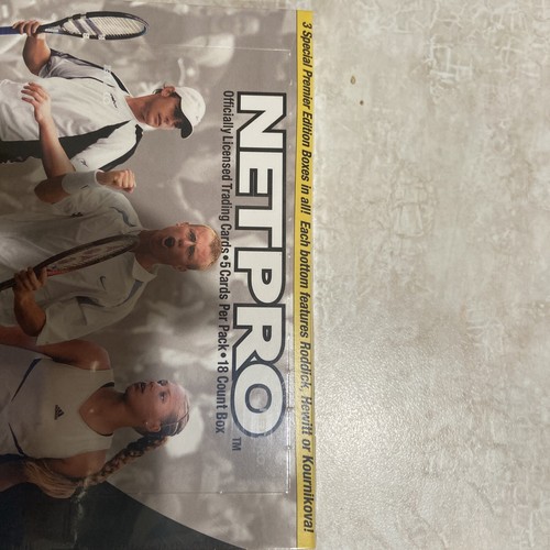 2003 Netpro Premier Edition 18er-Pack Tennisbox Hewitt Kournikova Roddick - Bild 2 von 4