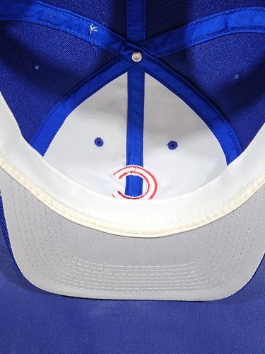 Vintage Chicago Cubs Sports Specialties Hat Blue Plain Logo Snapback Cap - Picture 8 of 13