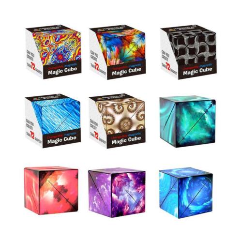 3D Magic Cube Shashibo Puzzle Transforming Fidget Toy Stressabbau Geschenk - Bild 9 von 21