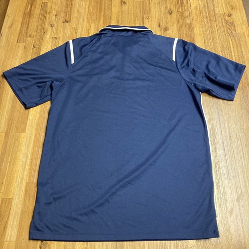 Nike Dri-Fit Navy Blue Polo Shirt Mens, Golf Polo, Breathable sides, Logo - Picture 8 of 11