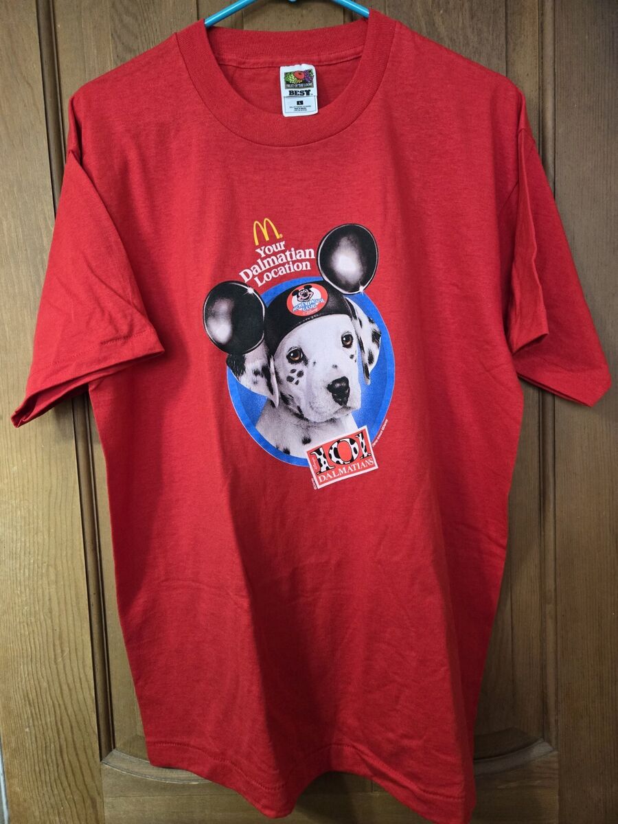 101 Dalmations Disney/McDonalds Movie Promo T Shirt. Men's 101 Dalmations Disney/McDonalds Movie Promo T Shirt. Men's