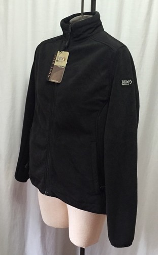 Dri Duck Lightning S 9395 Black Women's Performance Fleece Soft Jacket Full Zip - Picture 2 of 8