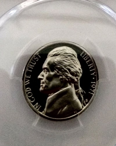1971-S Jefferson Nickel PCGS PR68CAM - Picture 3 of 3