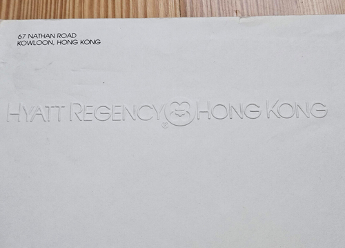 Vtg Hyatt Regency Hotel Stationery Paper & Envelopes: Hong Kong, Bankok, Sydney - Picture 4 of 20