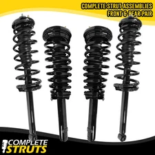 Front Complete Strut & Rear Shock Absorber Bundle for 1998-2002 Honda Accord