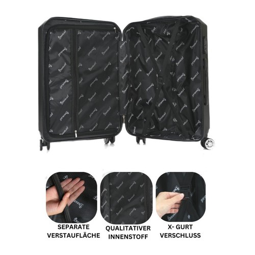 Koffer Reisekoffer Hartschale Kofferset Trolley Taschen Gepäck Handgepäck M-L-XL - Bild 160 von 344