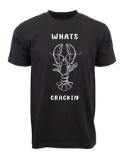 WHATS CRACKING LOBSTER TEE  FISHING T SHIRT