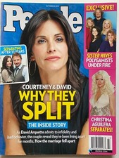 COURTENEY COX 2010 PEOPLE Magazine CHRISTINA AGUILERA