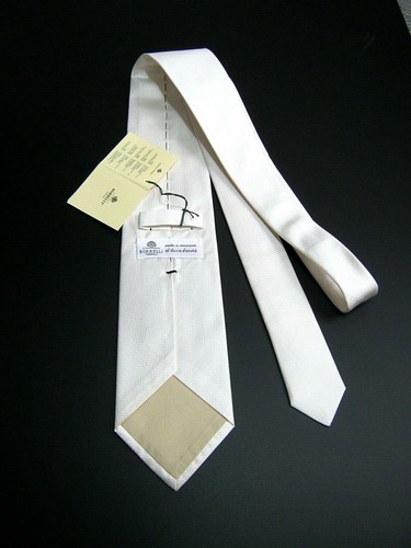 Lujo Borrelli Nápoles Ceremonia Ceremony Nueva 100% Seda en Italia - Imagen 2 de 2