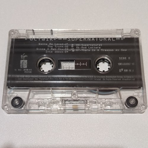 dc Talk - Supernatural 1998 - original US cassette tape tapes - Picture 6 of 8