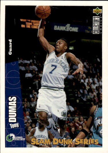 1996 Upper Deck Slam Dunk Series #8 Tony Dumas