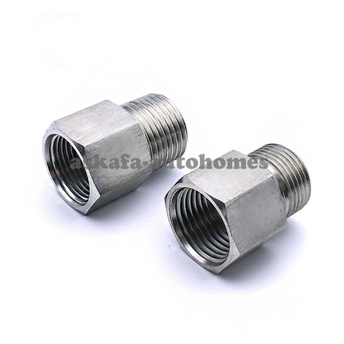 Adaptador de montaje de tubería de acero inoxidable 304 BSP medidor de presión de hilo - Imagen 5 de 5